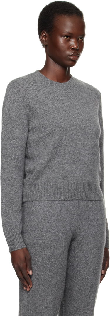 Sveter Sporty & Rich 'SRC' Cashmere Sweater Šedá | WS012506302GY03, 1