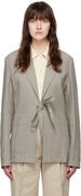 Tie-Front Blazer