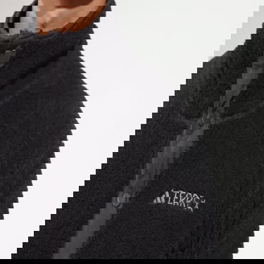 Mikina adidas Performance Terrex XPLORIC High Pile Fleece Pullover Čierna | IB6553, 6