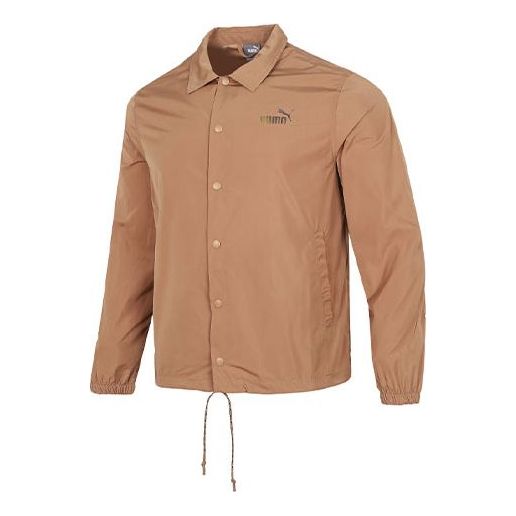 Vetrovka Puma Logo Printing Jacket Hnedá | 537012-63