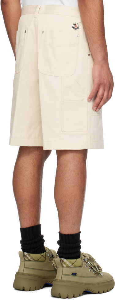 Šortky Moncler Moncler Cotton Bermuda Shorts Béžová | K10912B00008M6724, 2