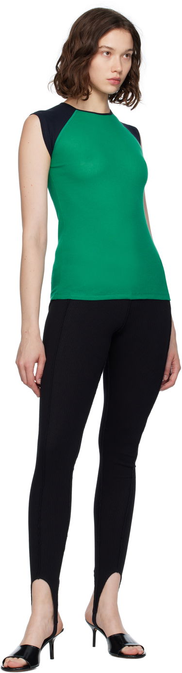 Tielko Baserange Baserange Gene Sleeveless Top Zelené | TTGT-CR-AU25, 3