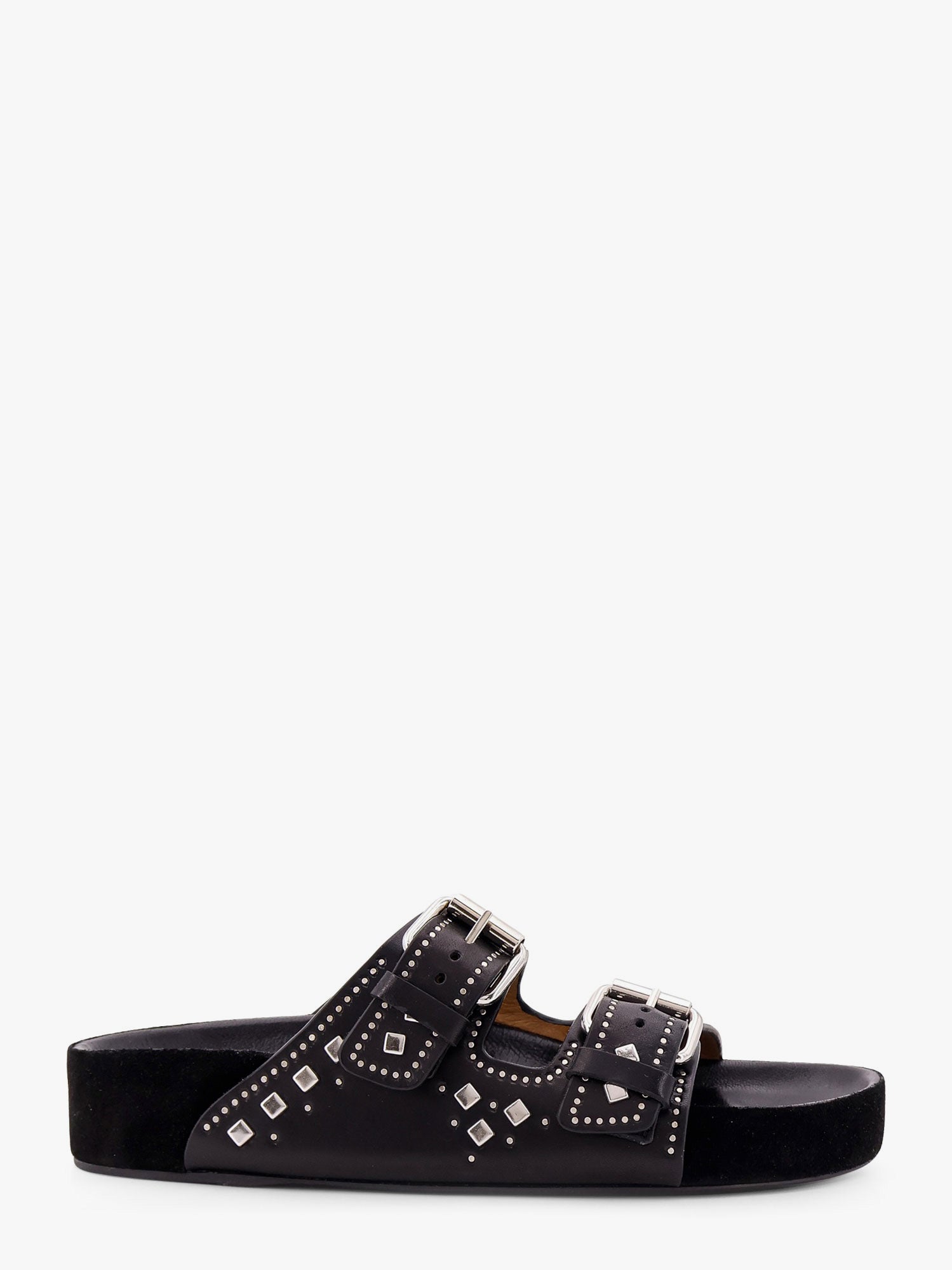 Tenisky a topánky ISABEL MARANT Studded Leather Slide Sandals Čierna | SD0118FAC1B04S01BK, 0
