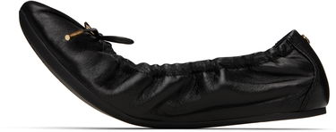 Šaty FERRAGAMO Ferragamo Elasticated Ballerina Flats Čierna | 779656, 2