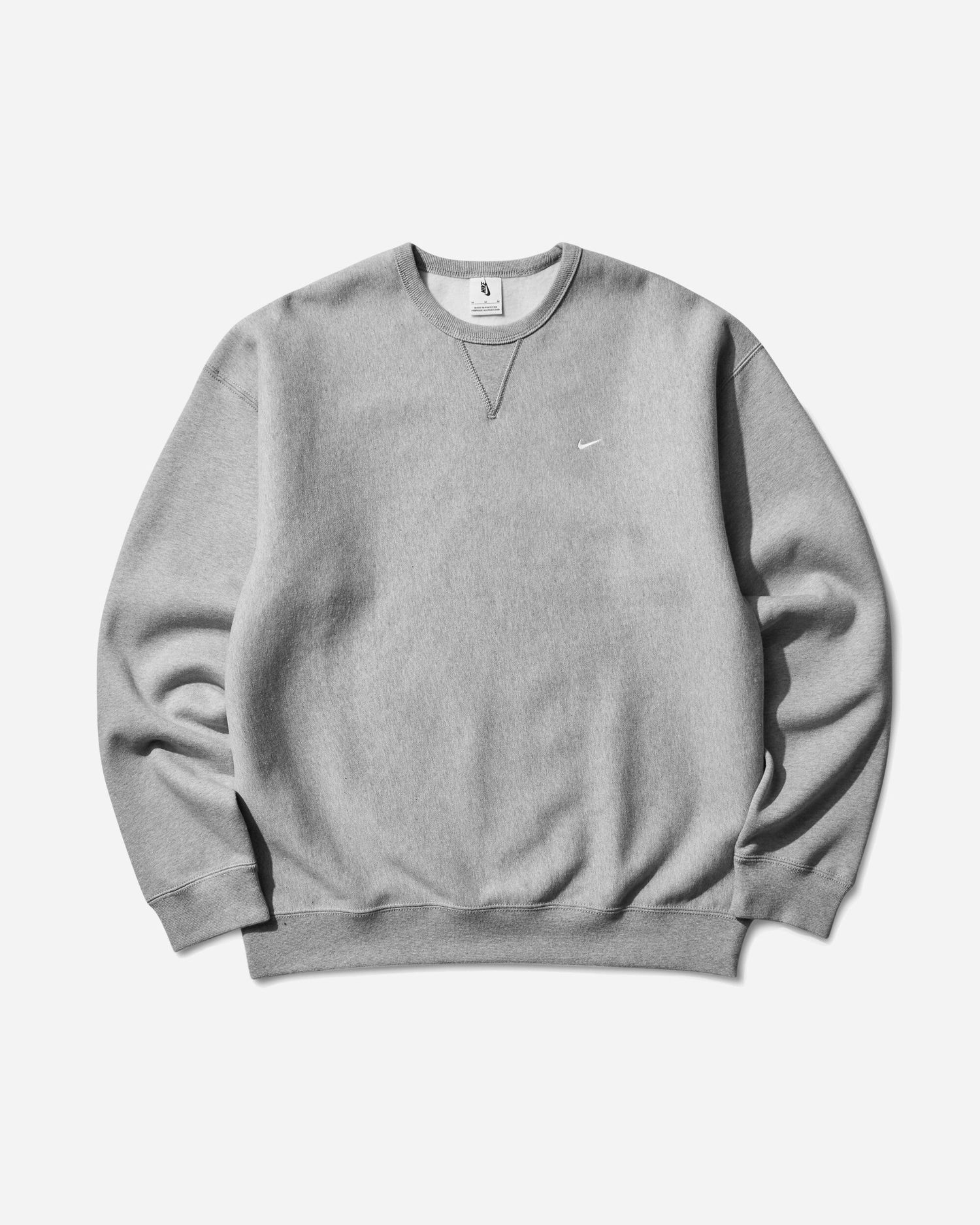Mikina Nike Solo Swoosh Crewneck Sweatshirt Šedá | HV1086-063, 1