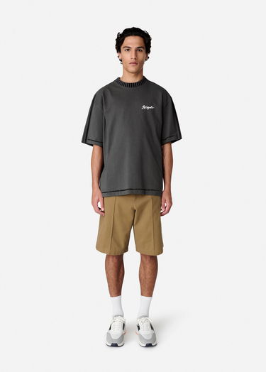Tričko AXEL ARIGATO Relaxed Fit T-Shirt With Seam Detail Šedá | A2975001, 6