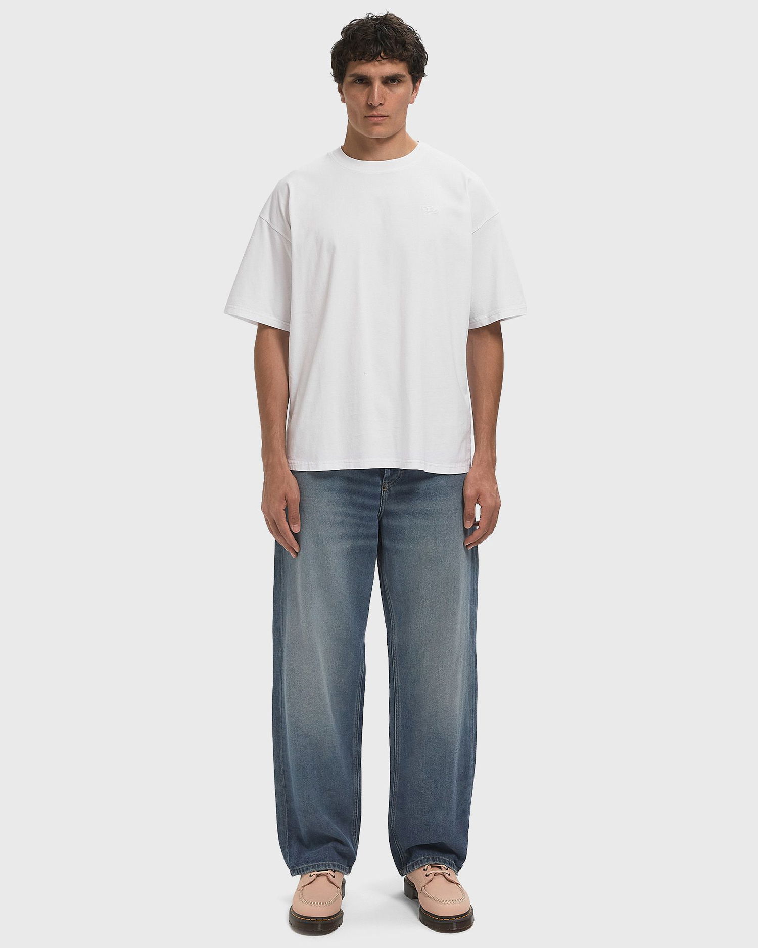 Džínsy Diesel D-Macro Wide-Leg Jeans Modrá | A11598-0DBEB-01, 1