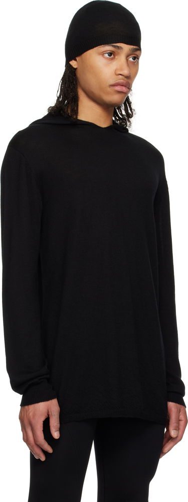 Mikina Rick Owens Rick Owens Hollywood Oversized Long Sleeve Hoodie Čierna | RU01E5623 WS, 1