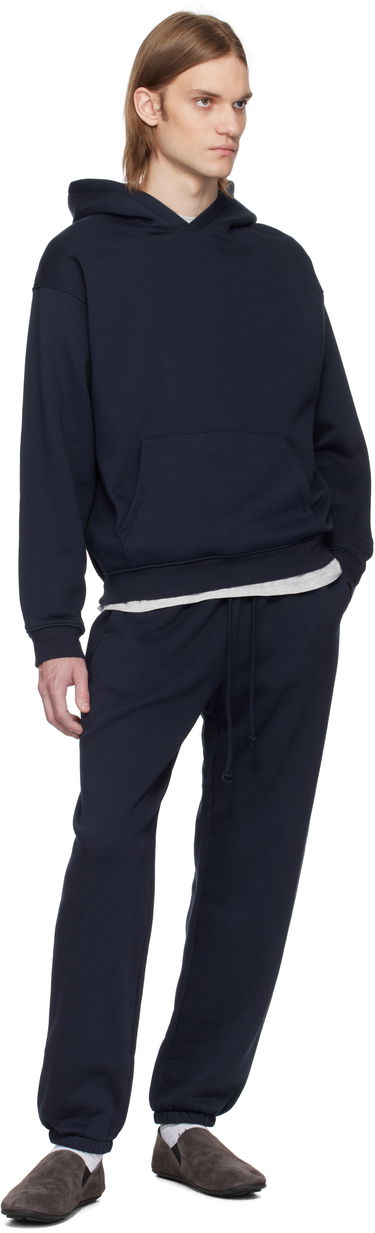 Mikina SKIMS SKIMS Fleece Relaxed Hoodie Navy | PL-PLO-8461M-NAVY, 3