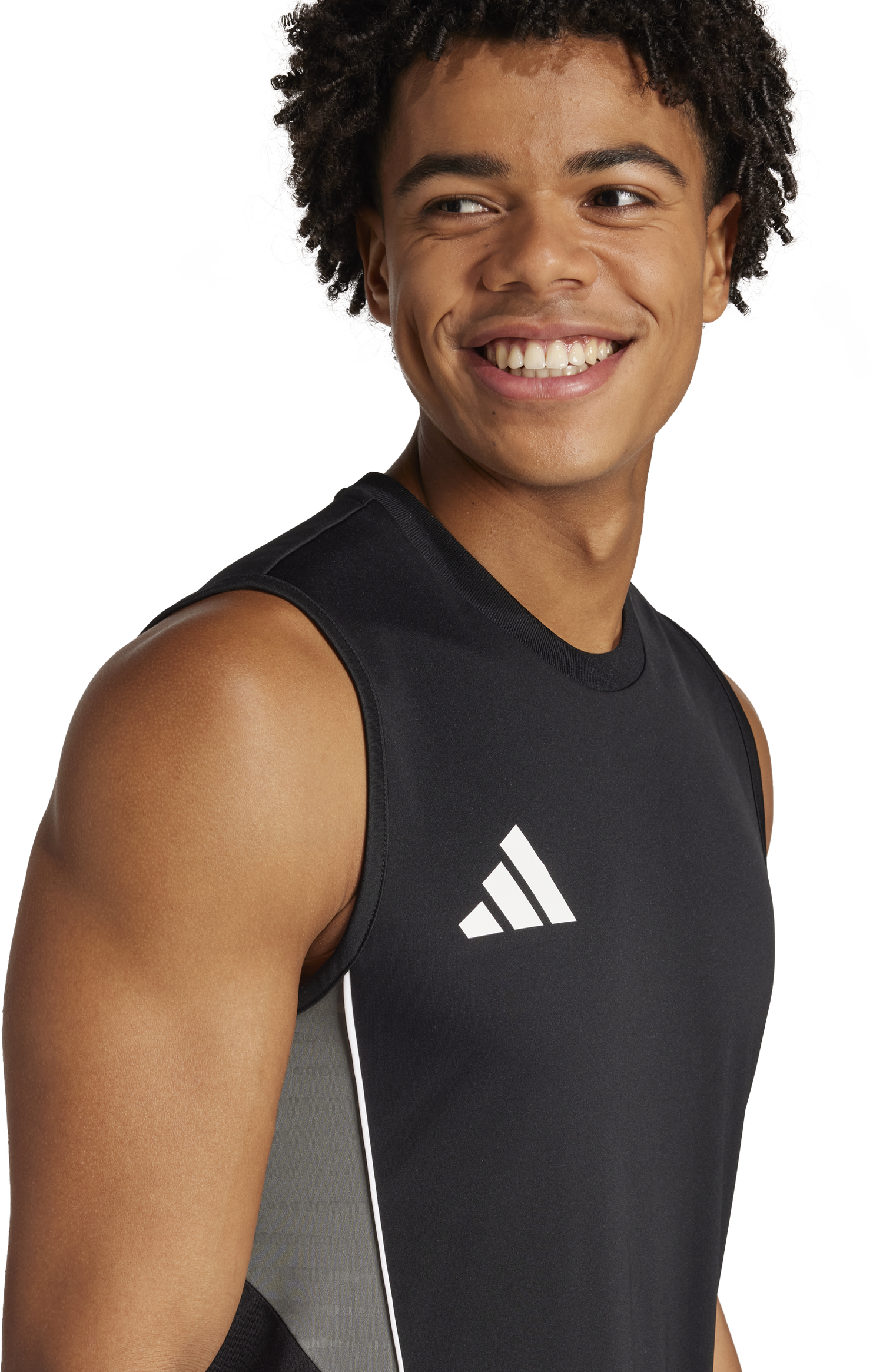 Tielko adidas Originals Adidas Tiro 25 Sleeveless Jersey Čierna | jj1521, 1