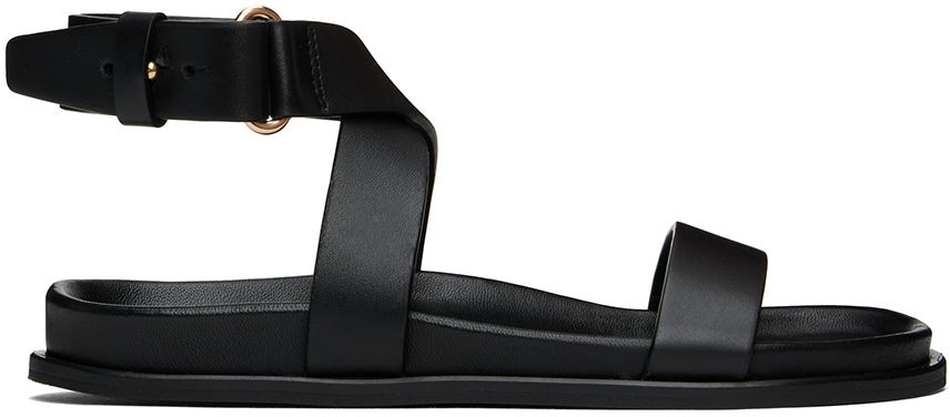 Tenisky a topánky TOTEME The Chunky Leather Sandals Čierna | 243-WAS2047-LE0035, 0