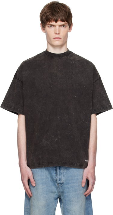 Tričko We11done We11done Oversized Dyed T-Shirt Čierna | WD-TT2-25-728-M-CH, 0