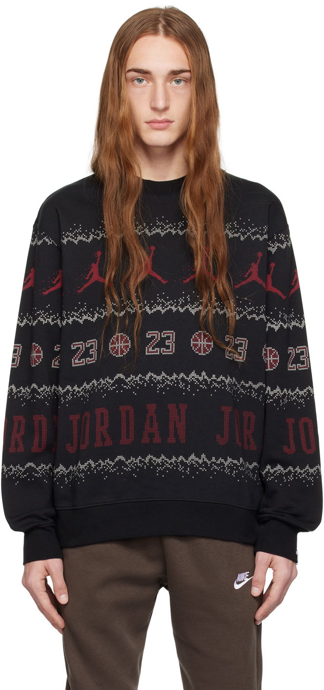 Mikina Jordan Holiday Sweatshirt Čierna | FD7463-010, 0