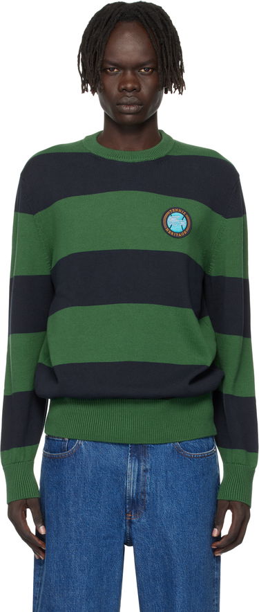 Sveter Lacoste Lacoste Striped Cotton Jersey Sweater Zelené | AH5179_C5C, 0