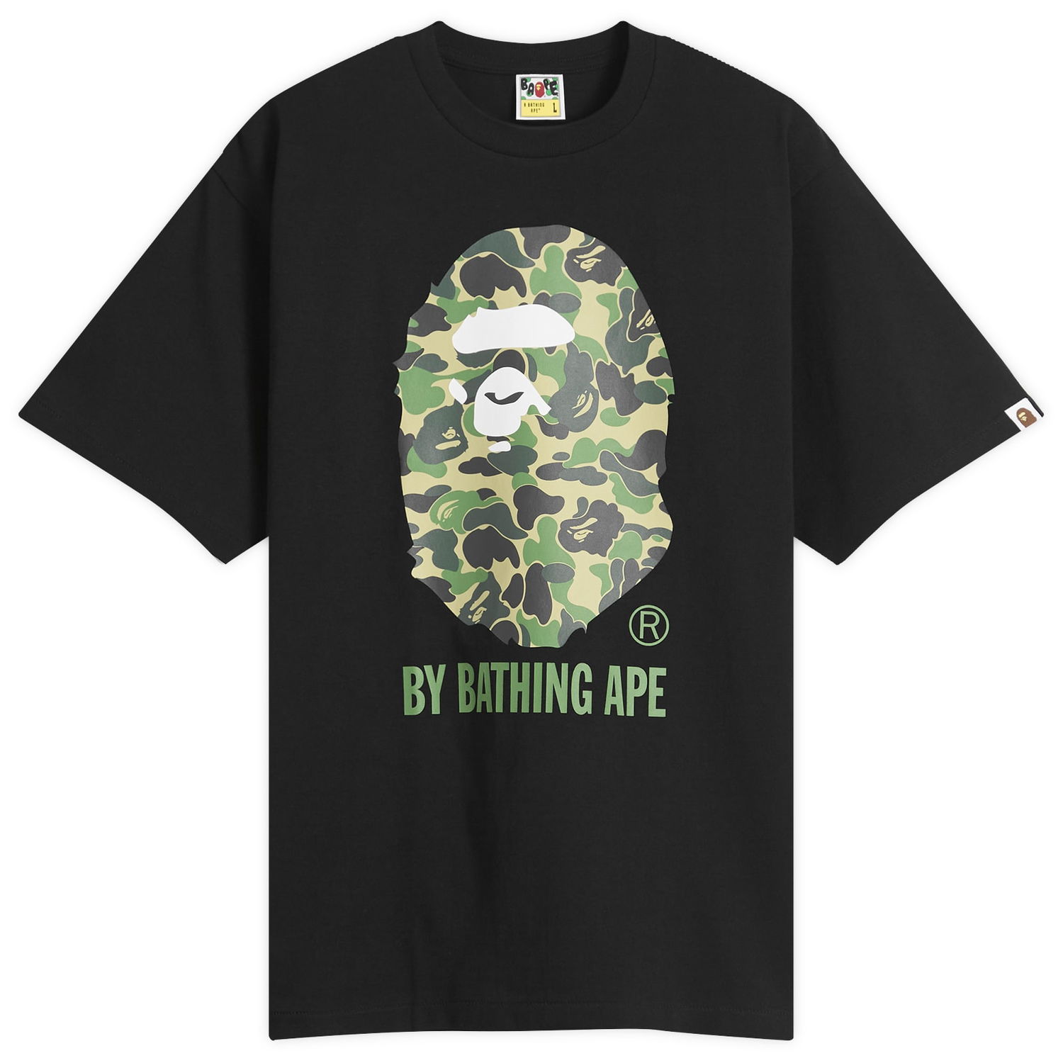 Tričko BAPE A Bathing Ape ABC Camo T-Shirt, Size L Čierna | 001TEL301007M-BGN, 0