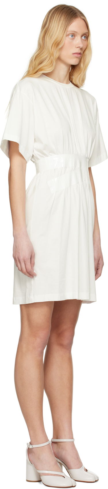 Šaty Maison Margiela MM6 Maison Margiela Taped Jersey Dress Biela | S52DA0063 M20048, 1