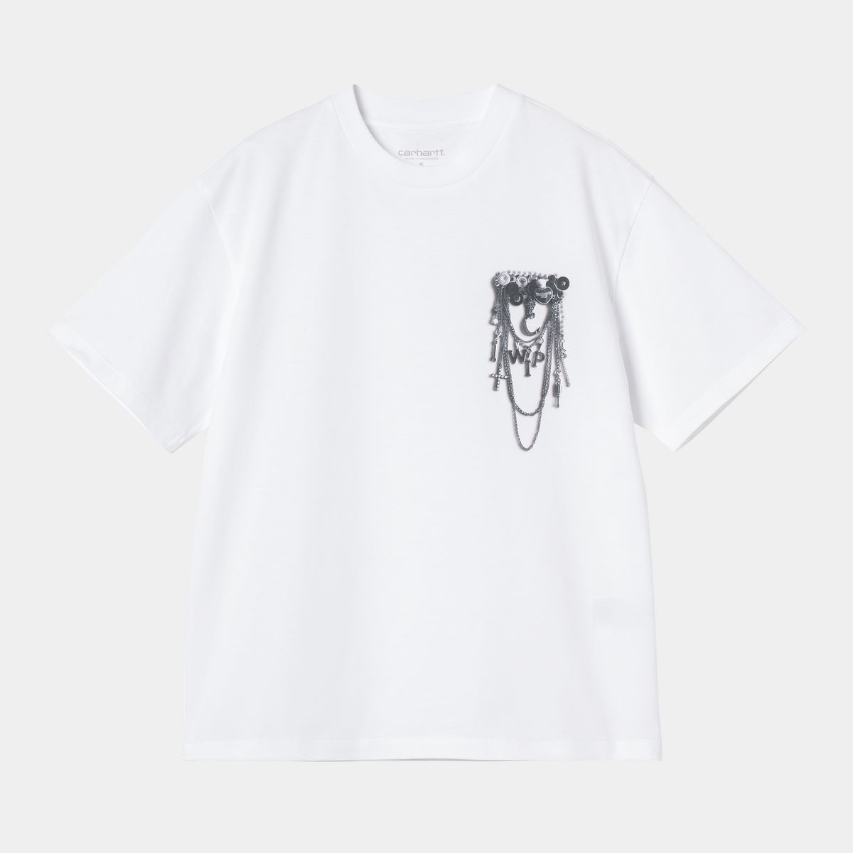 Tričko Carhartt WIP Short Sleeve Inverted Charm T-Shirt Biela | I036030_4, 0