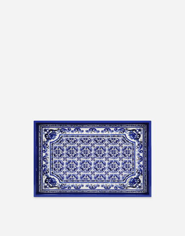 Doplnky Dolce & Gabbana Dolce & Gabbana Plexiglass Rectangular Tray Modrá | TC0107TCALRUB009, 1