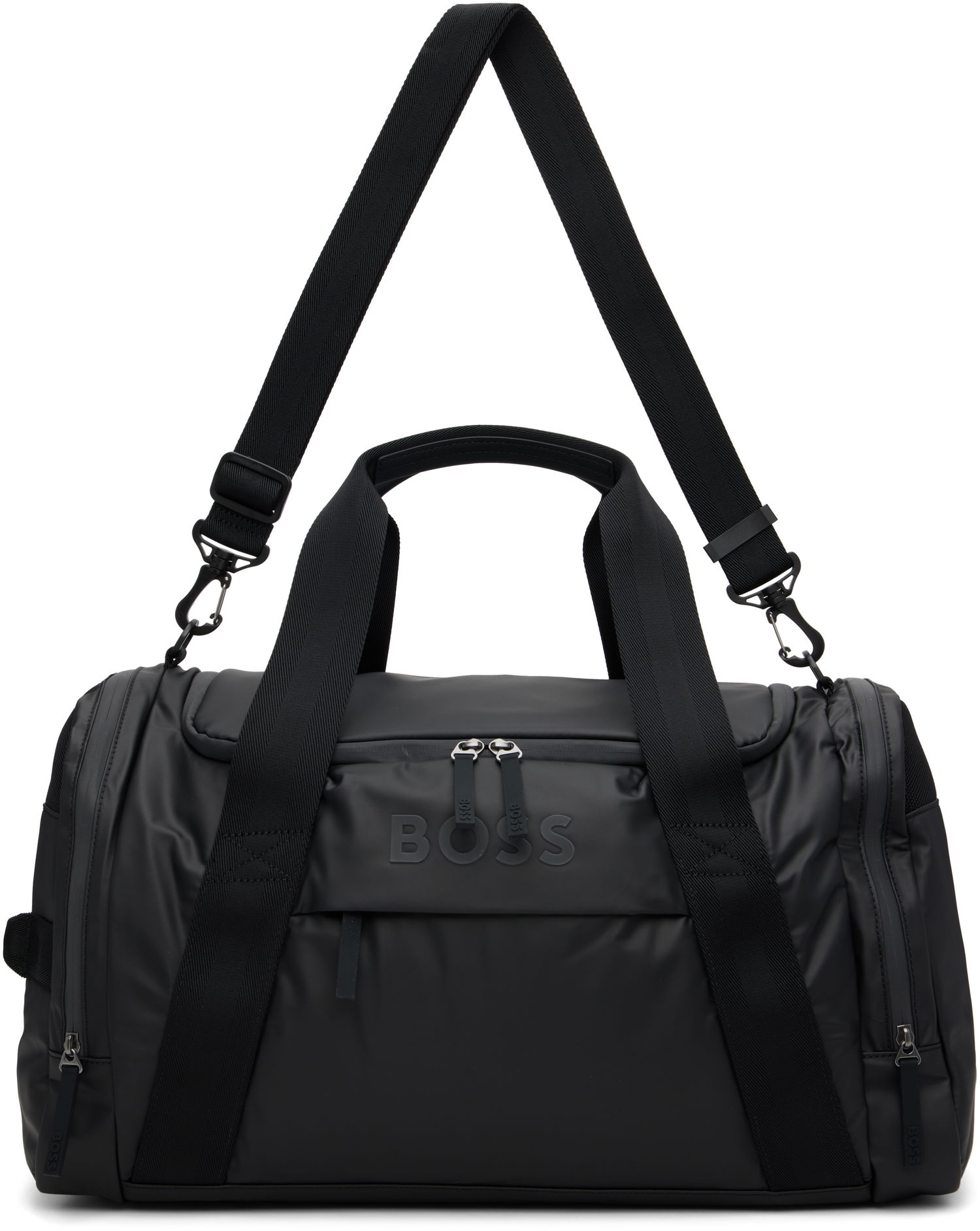 Cestovná taška BOSS Logo Canvas Duffle Bag Čierna | 50548088, 0