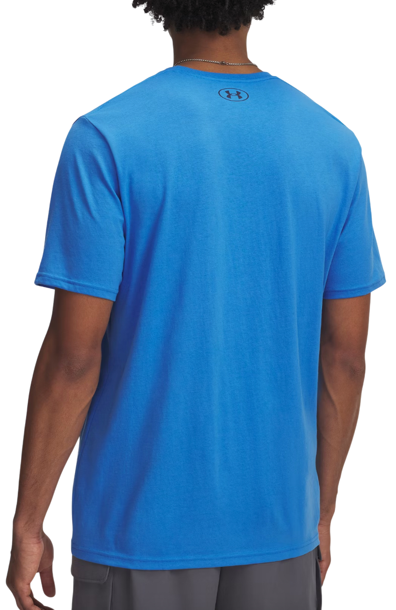 Tričko Under Armour TEAM ISSUE WORDMARK Short Sleeve T-Shirt Modrá | 1329582-402, 1