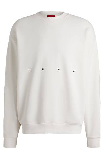 Sveter BOSS HUGO Sweatshirt with Logo Artwork Biela | 50538973, 0