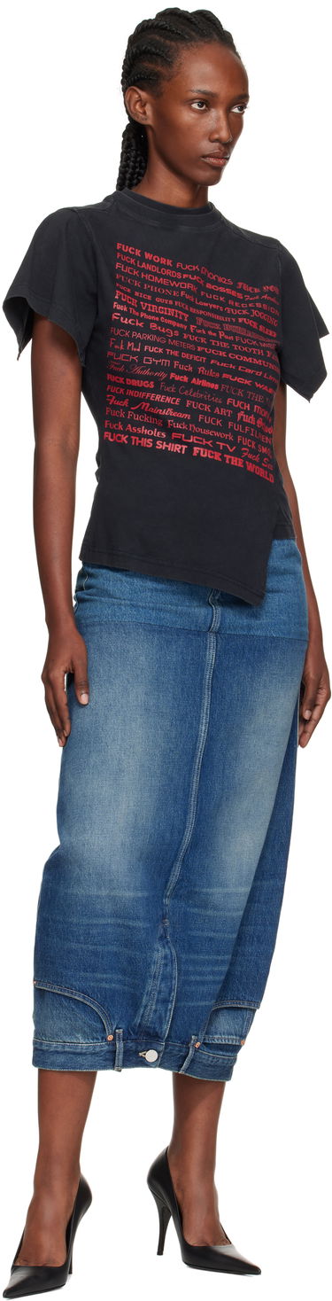 Sukňa VETEMENTS Vetements Double Denim Midi Skirt Modrá | WH76DK880VBBG, 3