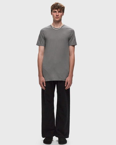 Tričko Rick Owens DRKSHDW KNIT T-SHIRT-LEVEL T Šedá | DU02D2250-RNP-88, 1