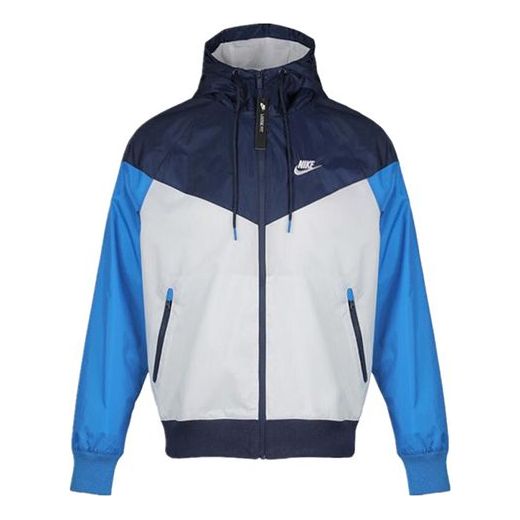 Vetrovka Nike Sportswear Colorblock Windbreaker Jacket Modrá | AR2192-122, 0