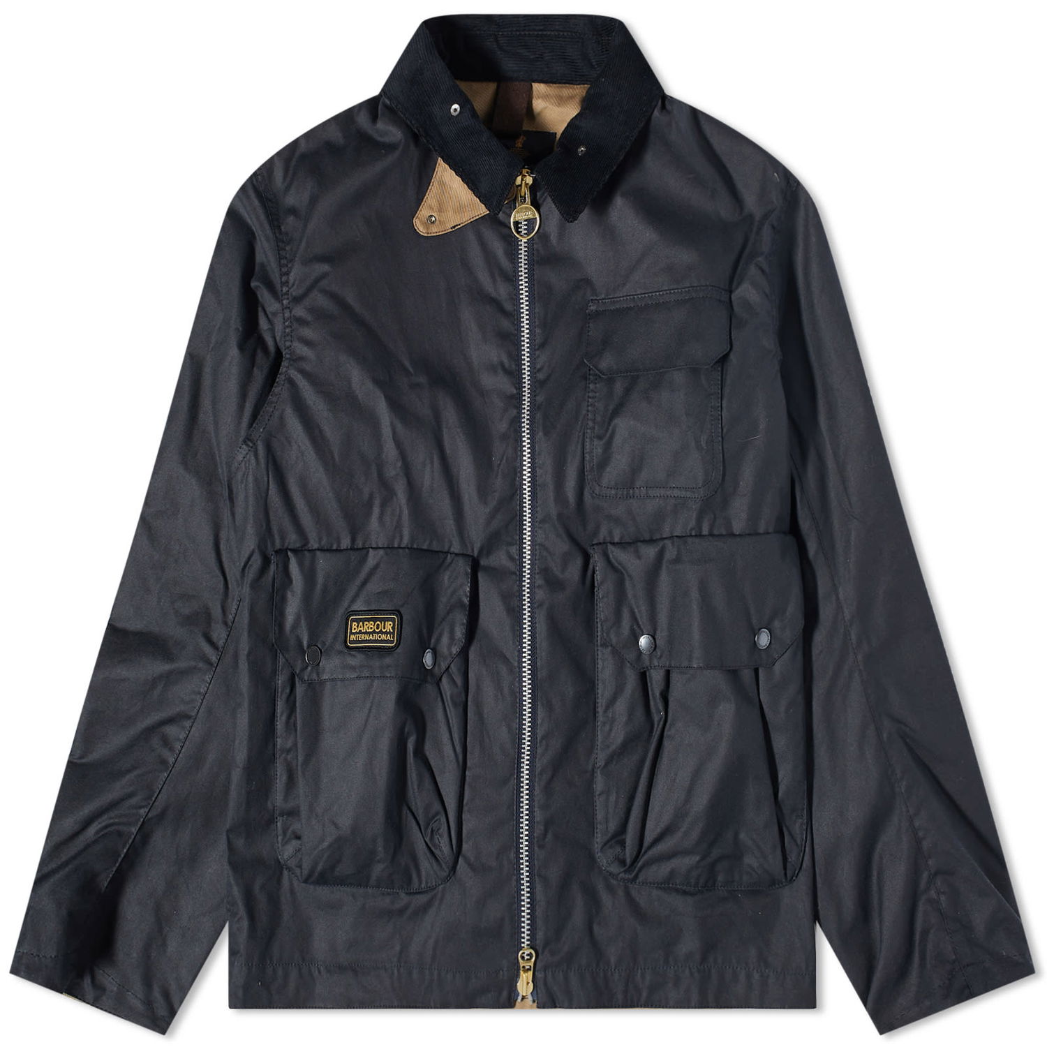 Bunda Barbour International Harlow Wax Jacket Čierna | MWX2150NY92, 0