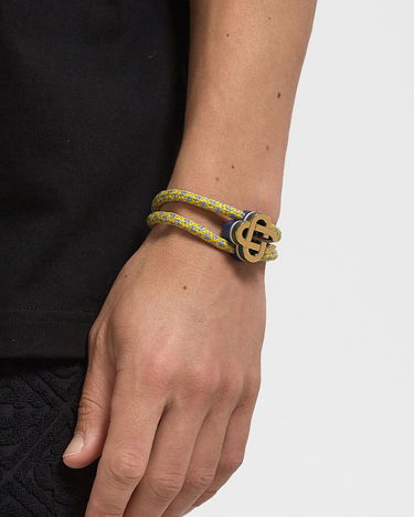 Náramok Casablanca Cord Bracelet with Clover Clasp Žltá | APF25-JW-294-02, 1