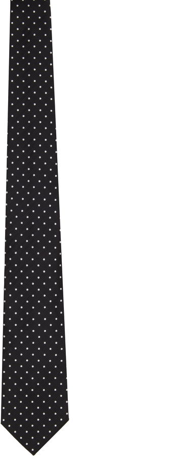 Opasok Tom Ford TOM FORD Silk Tie with Polka Dots Čierna | STE001-S0073, 0