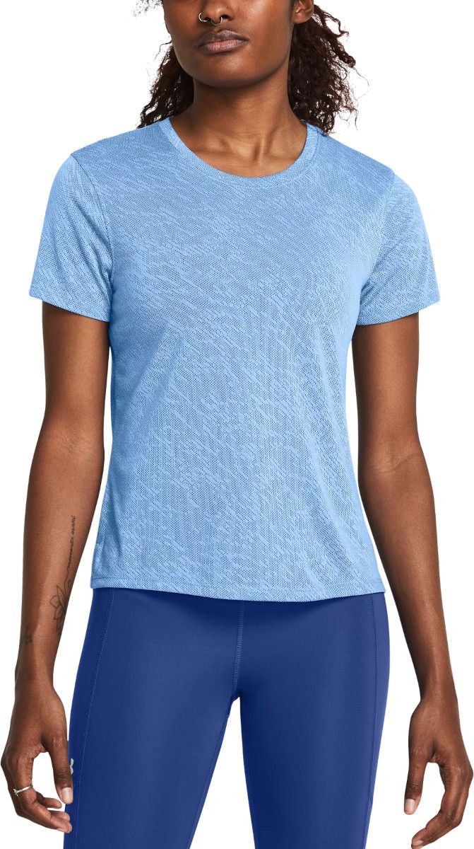Tričko Under Armour UA Launch Camo Shortsleeve Modrá | 1386337-465, 0