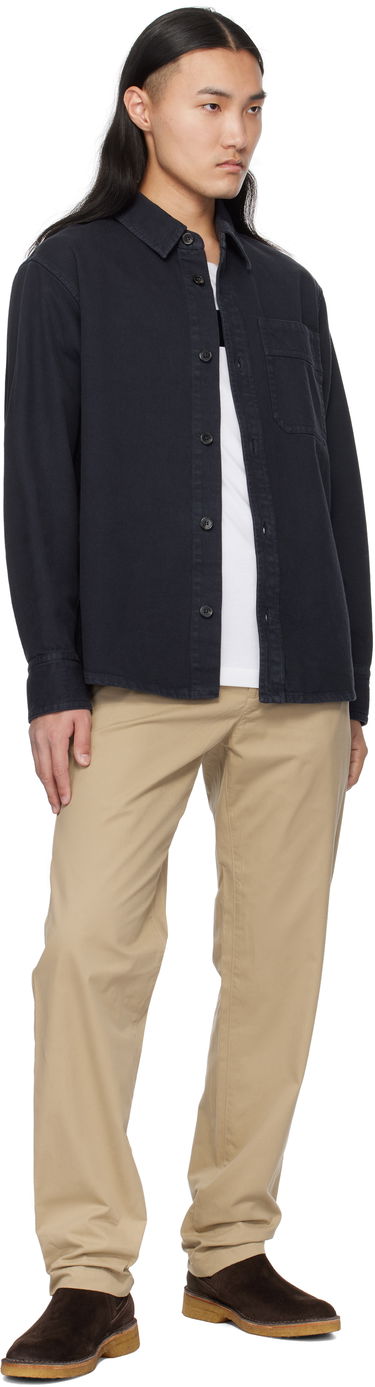 Košeľa A.P.C. Chest Pocket Overshirt Navy | COGZV-H02918, 3