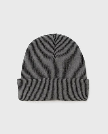 Kulicha Represent Clo Fold-Up Rib Knit Beanie Šedá | MLM100354-47, 1