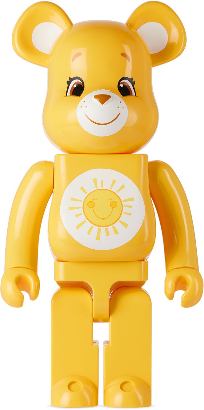 Zberateľské Medicom Toy Yellow Care Bears 'Funshine Bear' 1000% Be@rbrick figure Žltá | 4530956607948, 0
