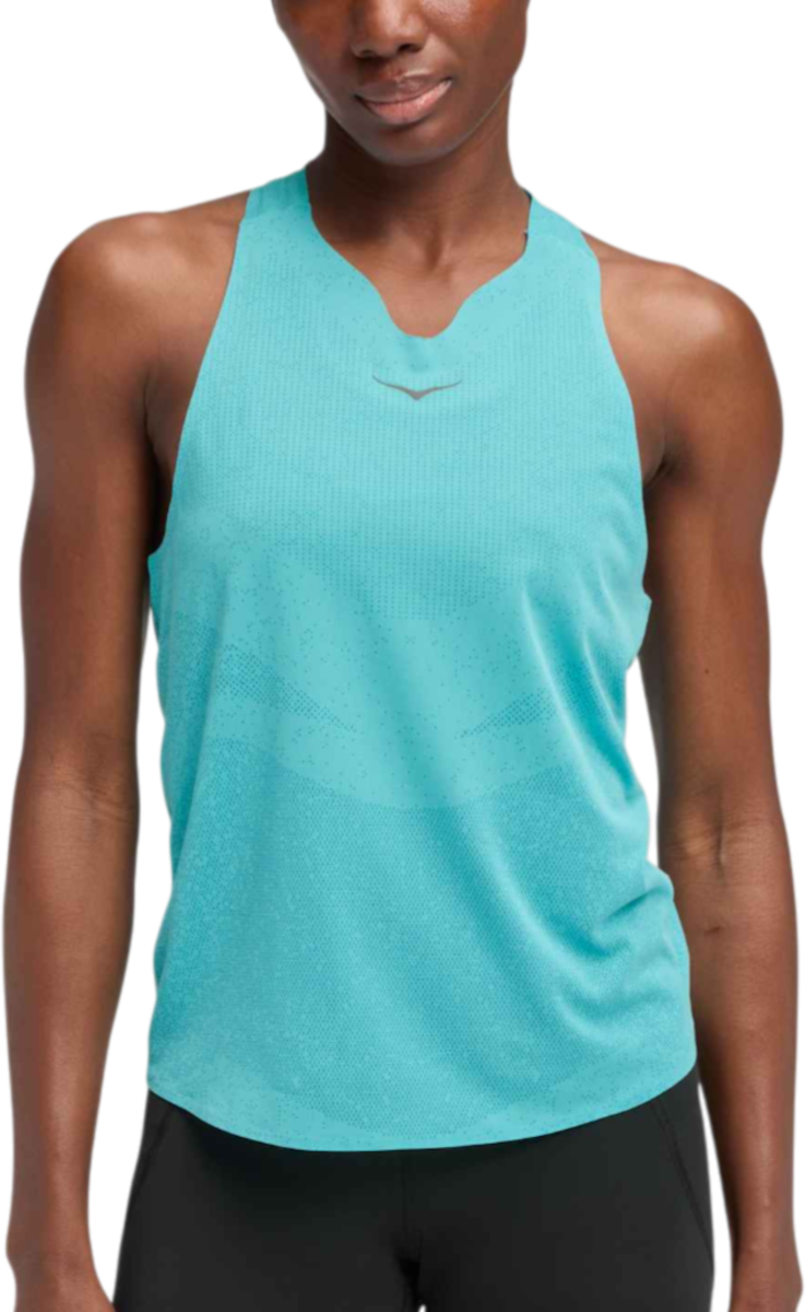 Tielko Hoka One One Hoka Race Day Singlet Tyrkysová | 1164153-clu