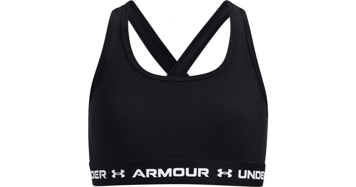 Podprsenka Under Armour Crossback Mid Solid Bra Čierna | 1369971-001, 1