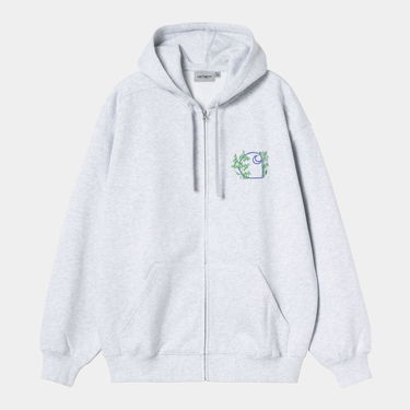 Mikina Carhartt WIP Hooded Stray Growth Jacket Šedá | A252068_9, 0