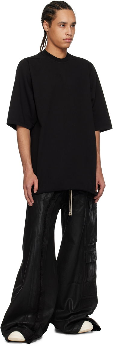 Cargo nohavice Rick Owens Rick Owens DRKSHDW Hollywood Imbalanced Double Cargo Jumbo Belas Denim Cargo Pants Čierna | DU01E3375 DCF, 3