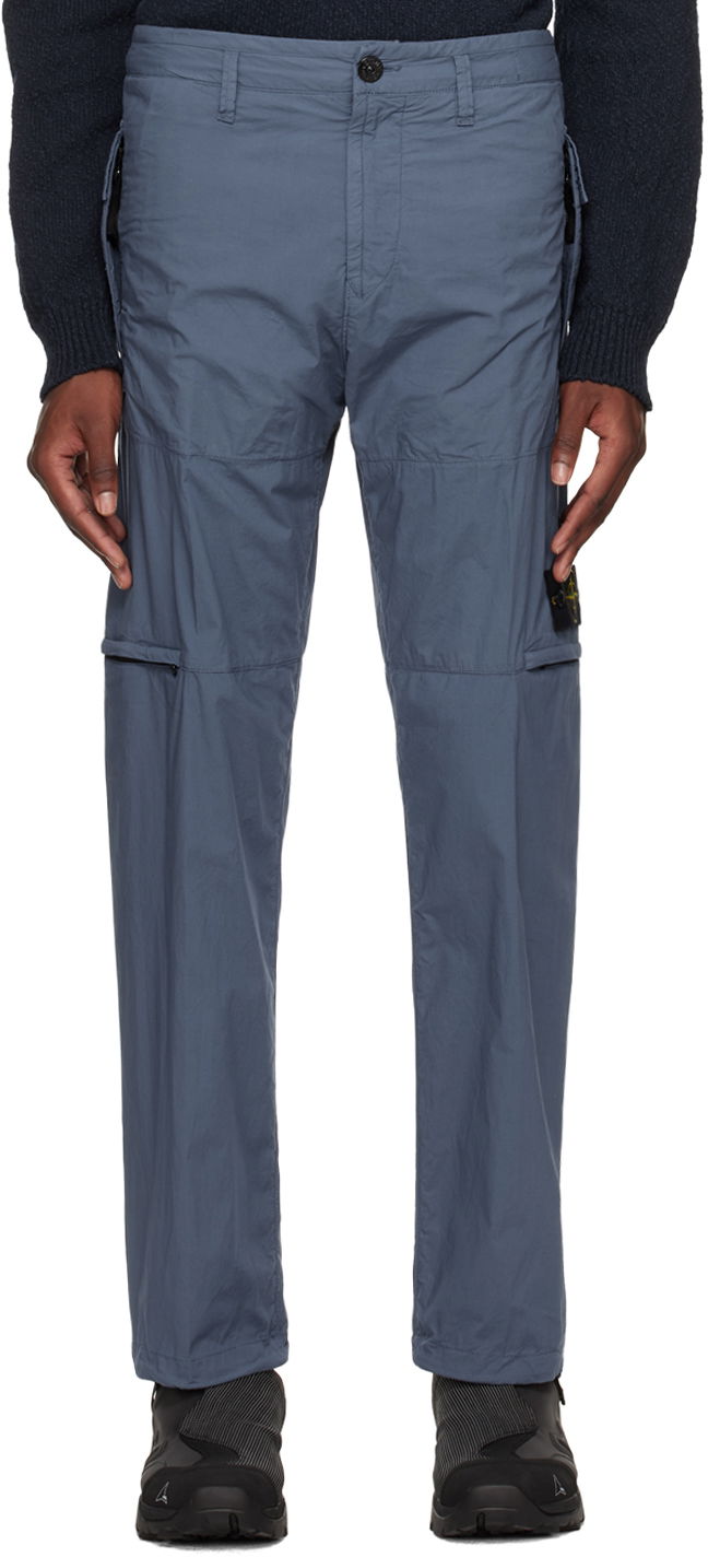 Nohavice Stone Island Patch Trousers Navy | 801532403, 0