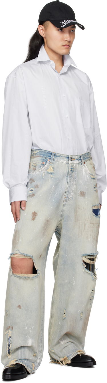 Košeľa VETEMENTS Vetements Pinstripe Shirt Biela | UA66SH410N, 4