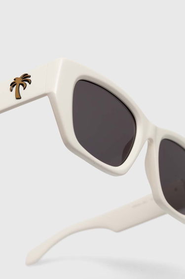 Slnečné okuliare Palm Angels Palm Angels Sunglasses with Palm Tree Accent Biela | PERI034.510107, 2
