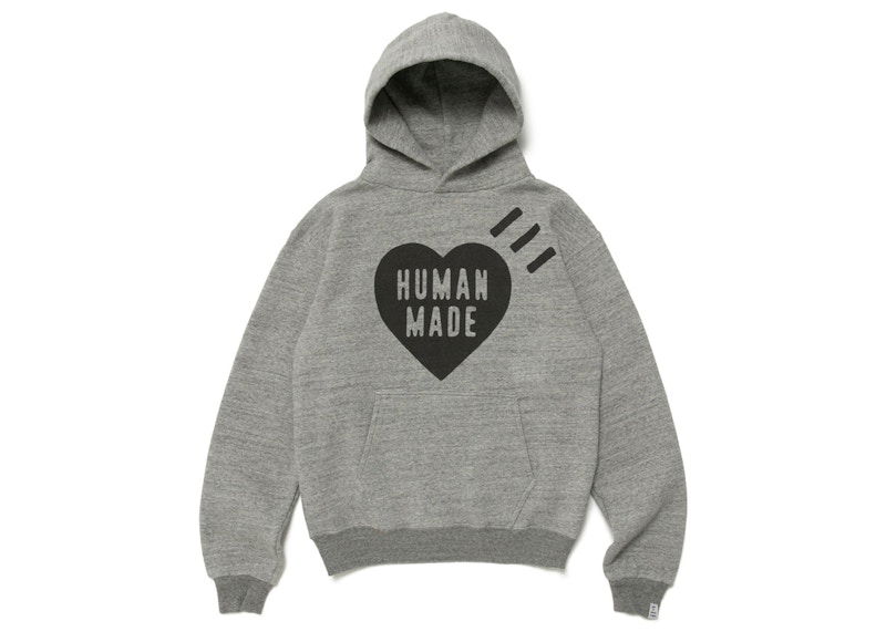 Mikina Human Made #1 Graphic Print Fleece Hoodie Šedá | HM25CS017