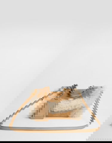 Kabelka Dolce & Gabbana My Sicily Shearling Handbag Béžová | BB7864BQ5398L798, 0