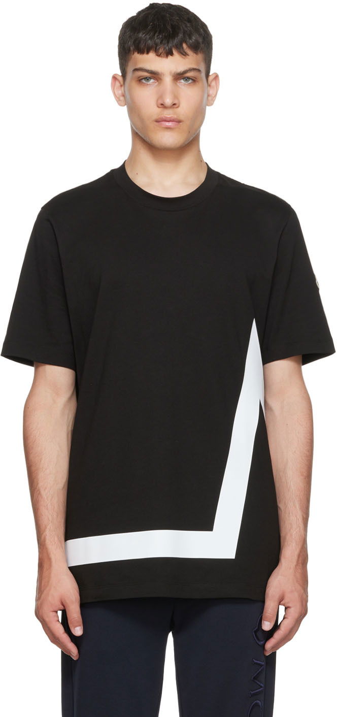 Tričko Moncler Cotton T-Shirt Čierna | H20918C000018390T, 0