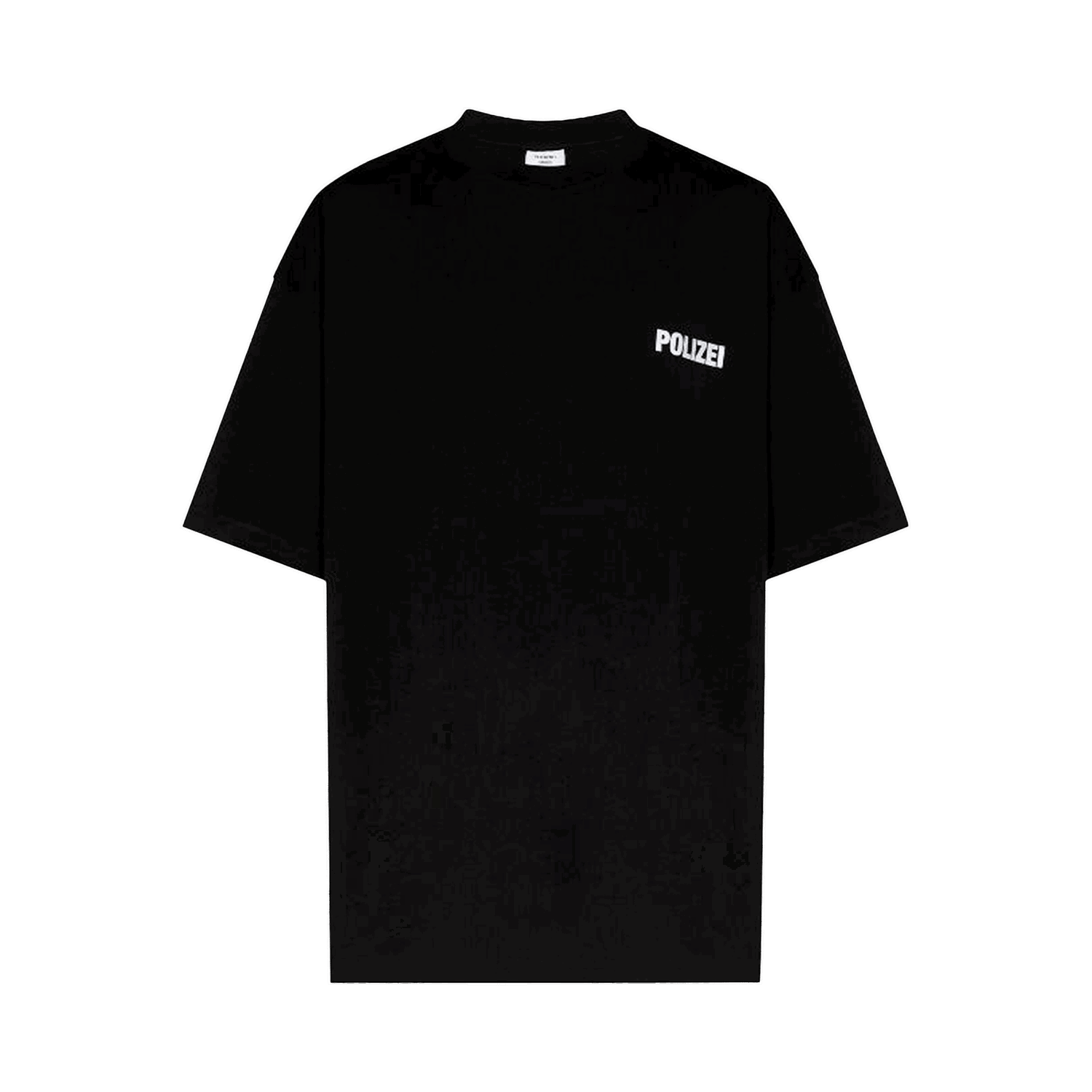 Tričko VETEMENTS Polizei T-Shirt Čierna | UA53TR450B BLAC, 0