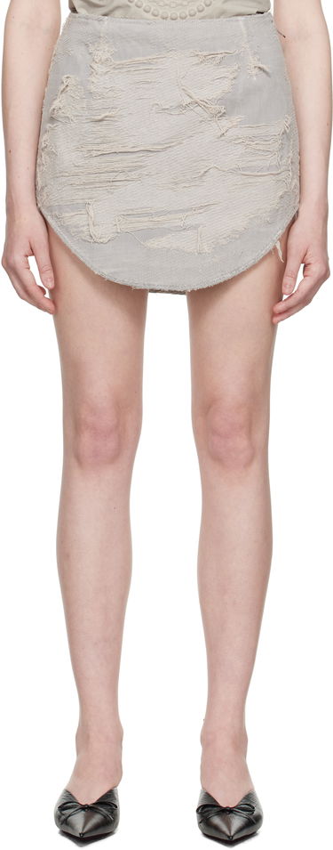 Sukňa Diesel Diesel De-Ada-Fsg Denim Miniskirt Šedá | A19196 007AJ, 0