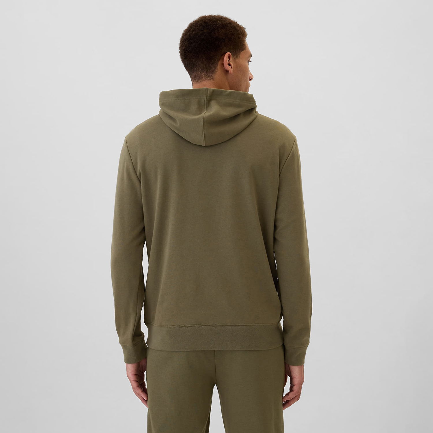 Mikina GAP Sweatshirt Athletic Hoodie Olive Night M Hnedá | 542302-01, 1