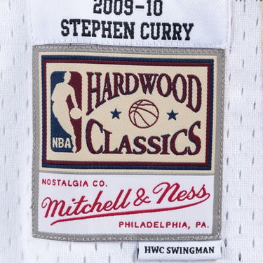 Dres Mitchell & Ness Golden State Warriors Stephen Curry Swingman Jersey Biela | SMJYGS18169-GSWWHIT09SCU, 2