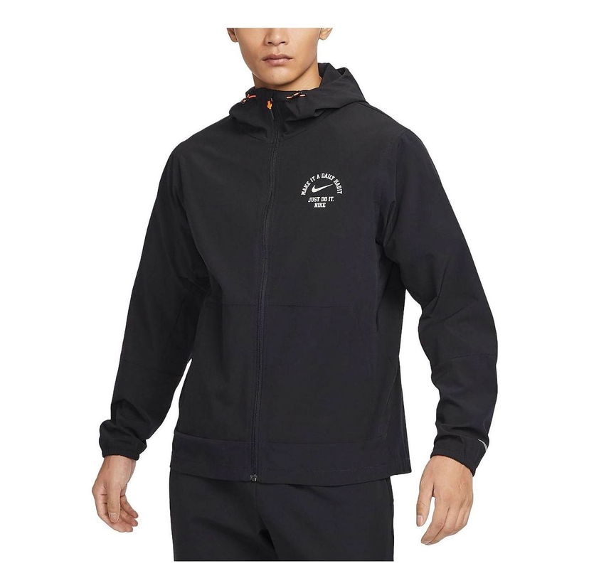 Mikina Nike Daily Habit Men's Running Jacket Čierna | FV3970-010
